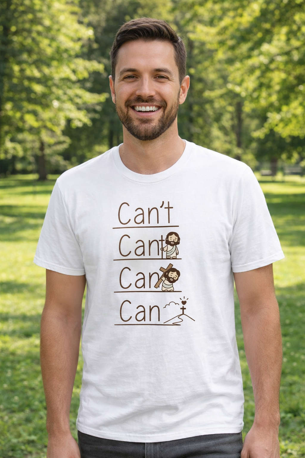 "I Can!" Inspirational 'Can' T-Shirt — Motivational Positive Thinking Tee