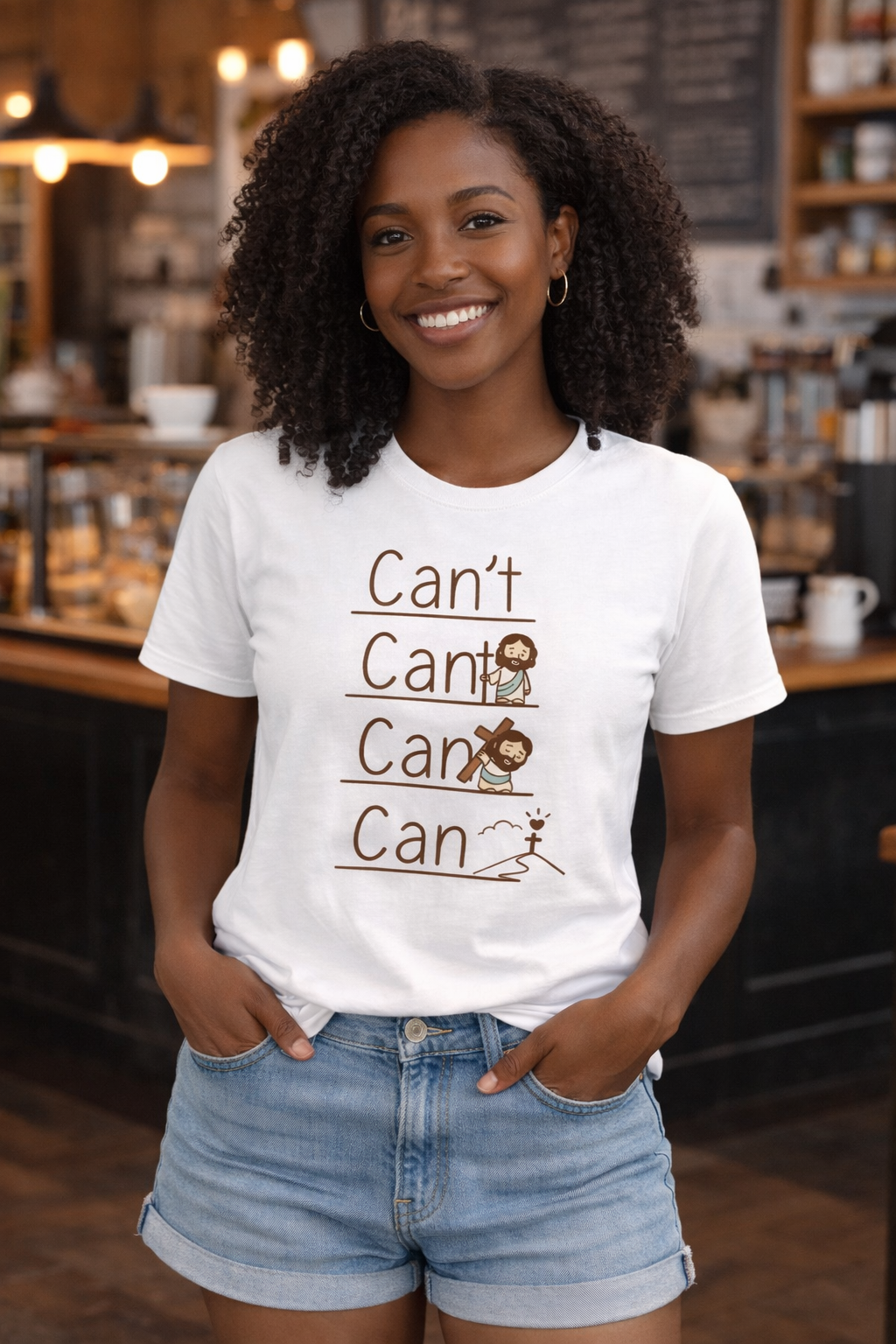 "I Can!" Inspirational 'Can' T-Shirt — Motivational Positive Thinking Tee
